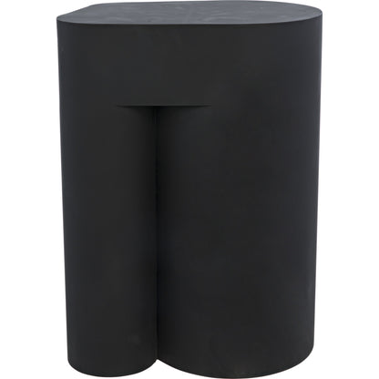 Blair Side Table by Noir in matte black. Made from metal in a modern style.