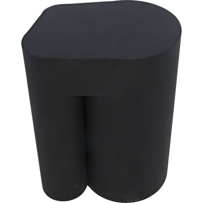 Blair Side Table by Noir in matte black. Made from metal in a modern style.