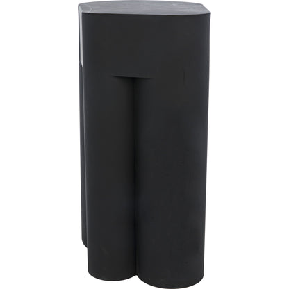 Blair Side Table by Noir in matte black. Made from metal in a modern style.
