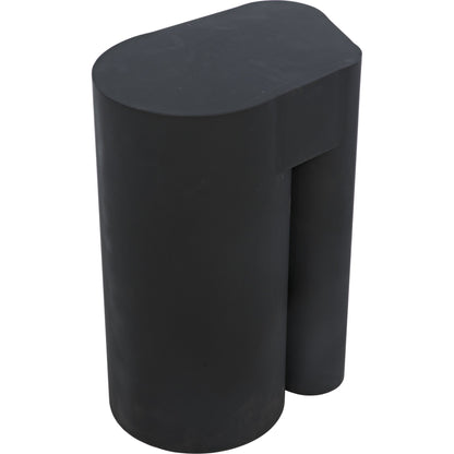 Blair Side Table by Noir in matte black. Made from metal in a modern style.