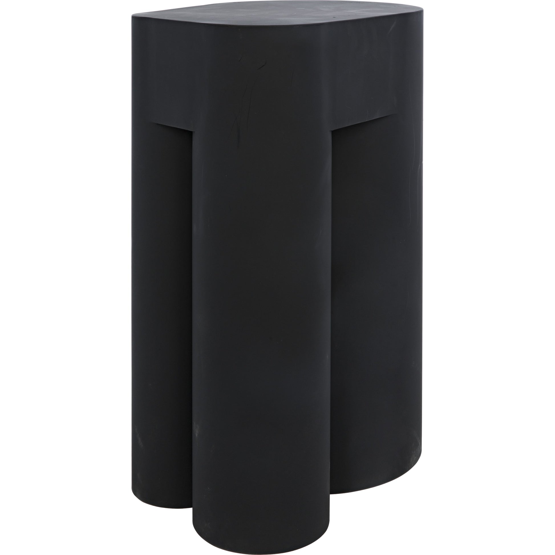 Blair Side Table by Noir in matte black. Made from metal in a modern style.