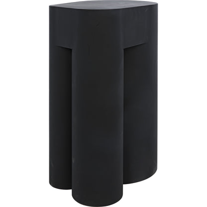 Blair Side Table by Noir in matte black. Made from metal in a modern style.