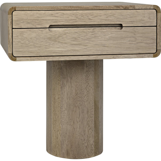 Langford Side Table by Noir. Made from walnut in a modern style.