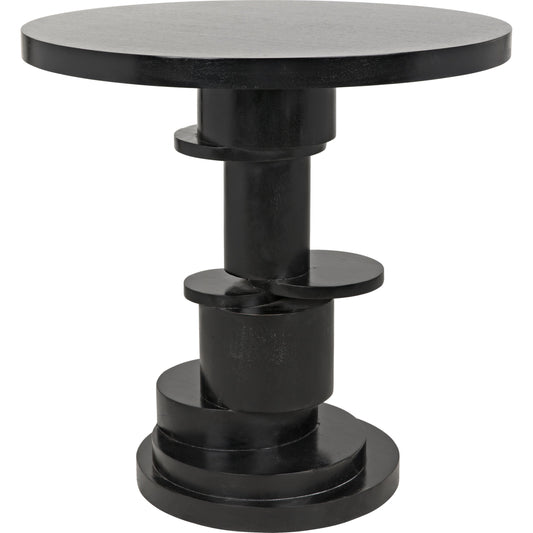 Hugo Side Table by Noir. Made from mahogany in a modern style.
