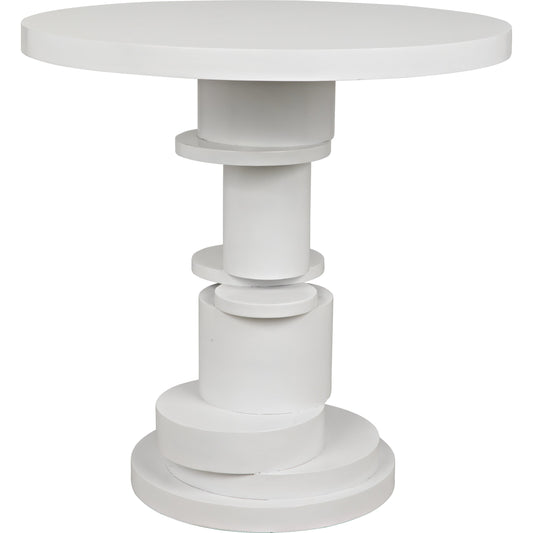 Hugo Side Table by Noir. Made from mahogany in a modern style.