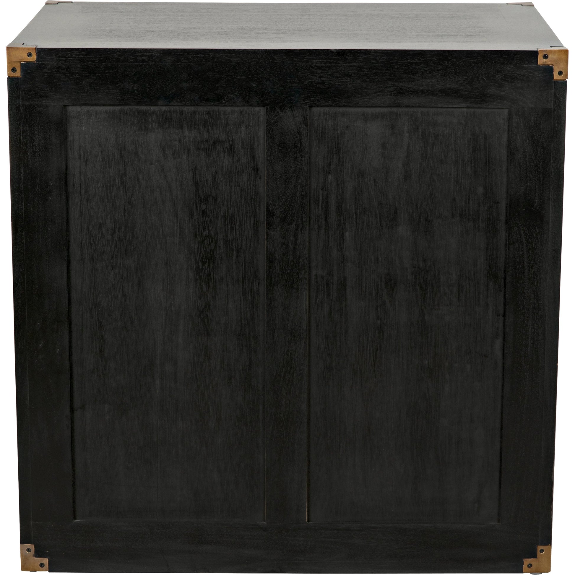 Campaign Chest by Noir in pale. Made from mahogany in a transitional style.