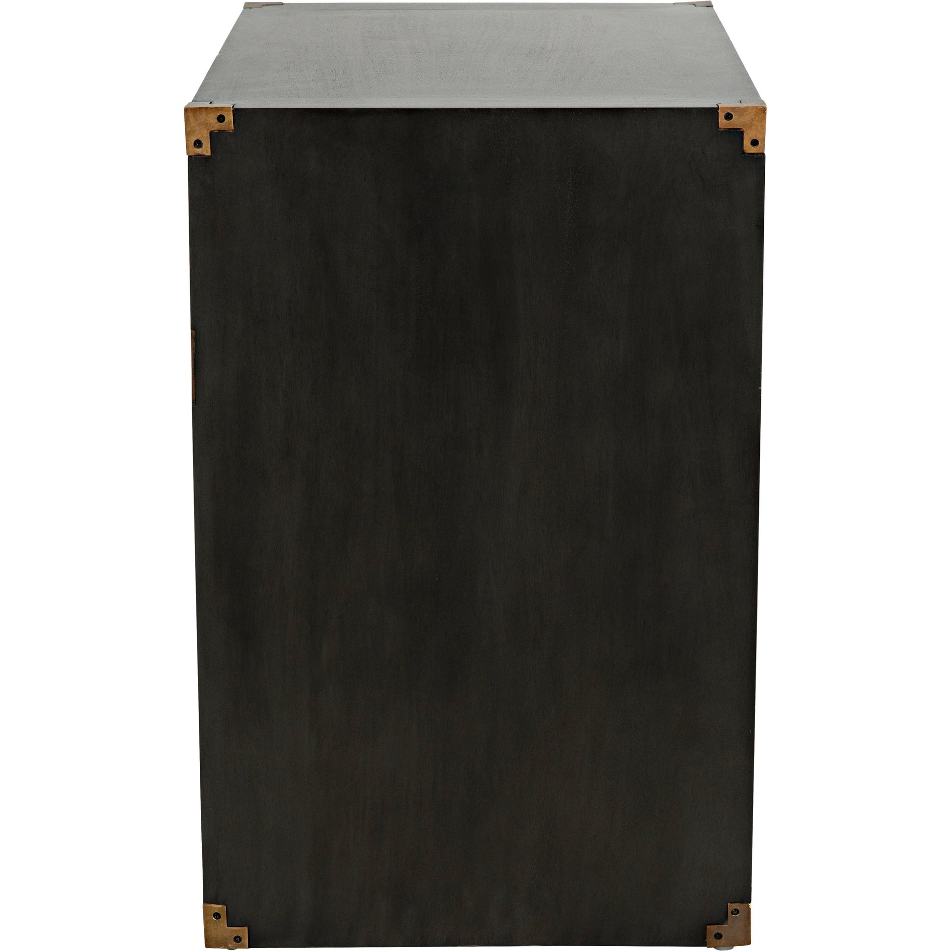 Campaign Chest by Noir in pale. Made from mahogany in a transitional style.