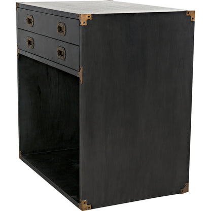 Campaign Chest by Noir in pale. Made from mahogany in a transitional style.