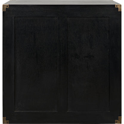 Campaign Chest by Noir in pale. Made from mahogany in a transitional style.