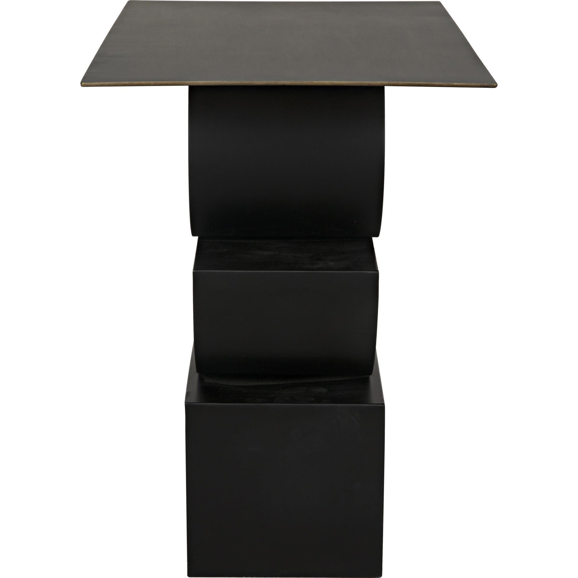 Shape Side Table by Noir in black metal. Made from metal in a eclectic & global style.