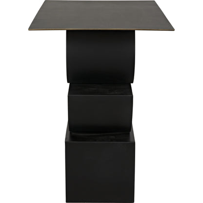 Shape Side Table by Noir in black metal. Made from metal in a eclectic & global style.
