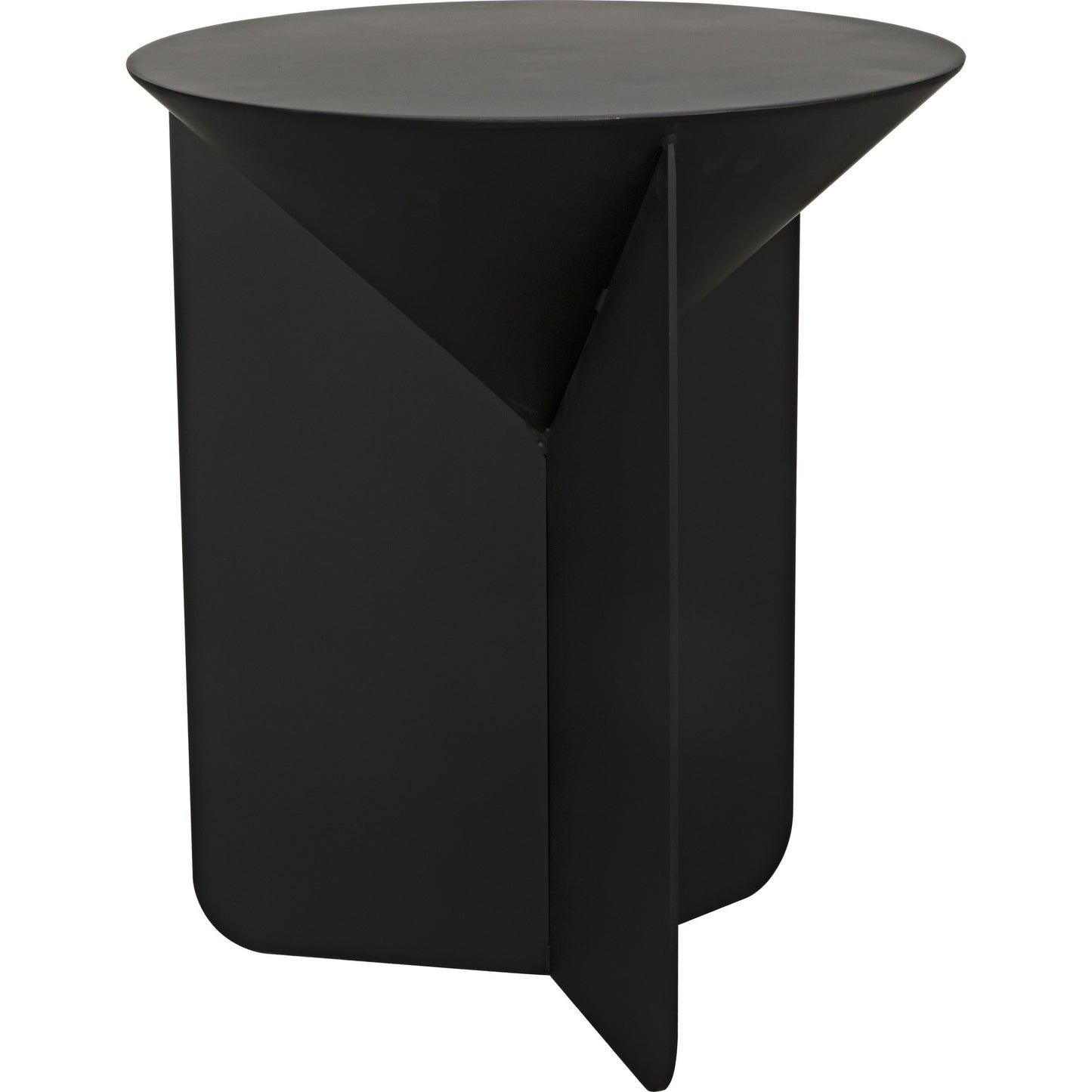 000 SR-783735 | Primary Silo | Lora Side Table by Noir in black metal. Made from metal in a modern style.