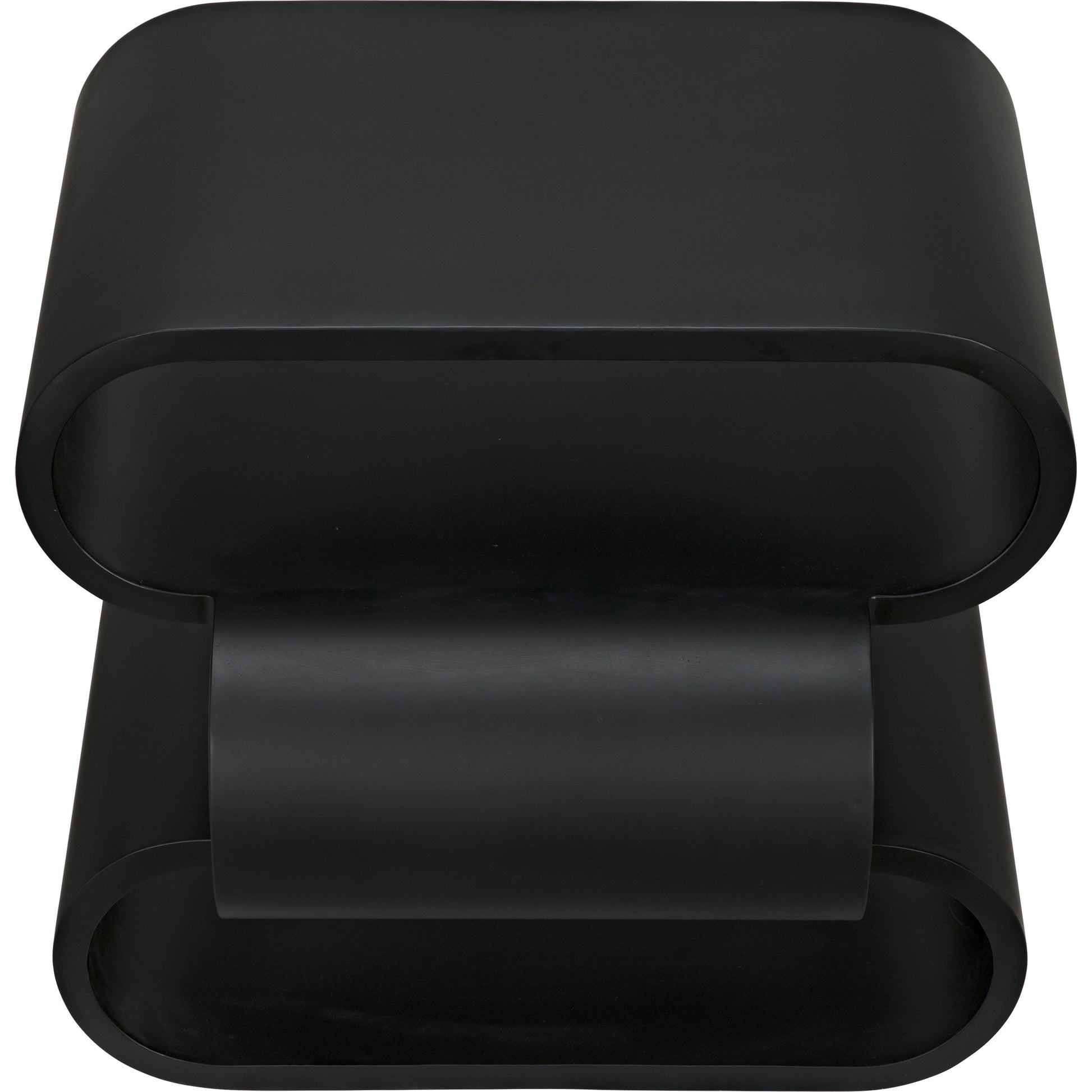 Nada Side Table by Noir in black metal. Made from metal in a modern style.