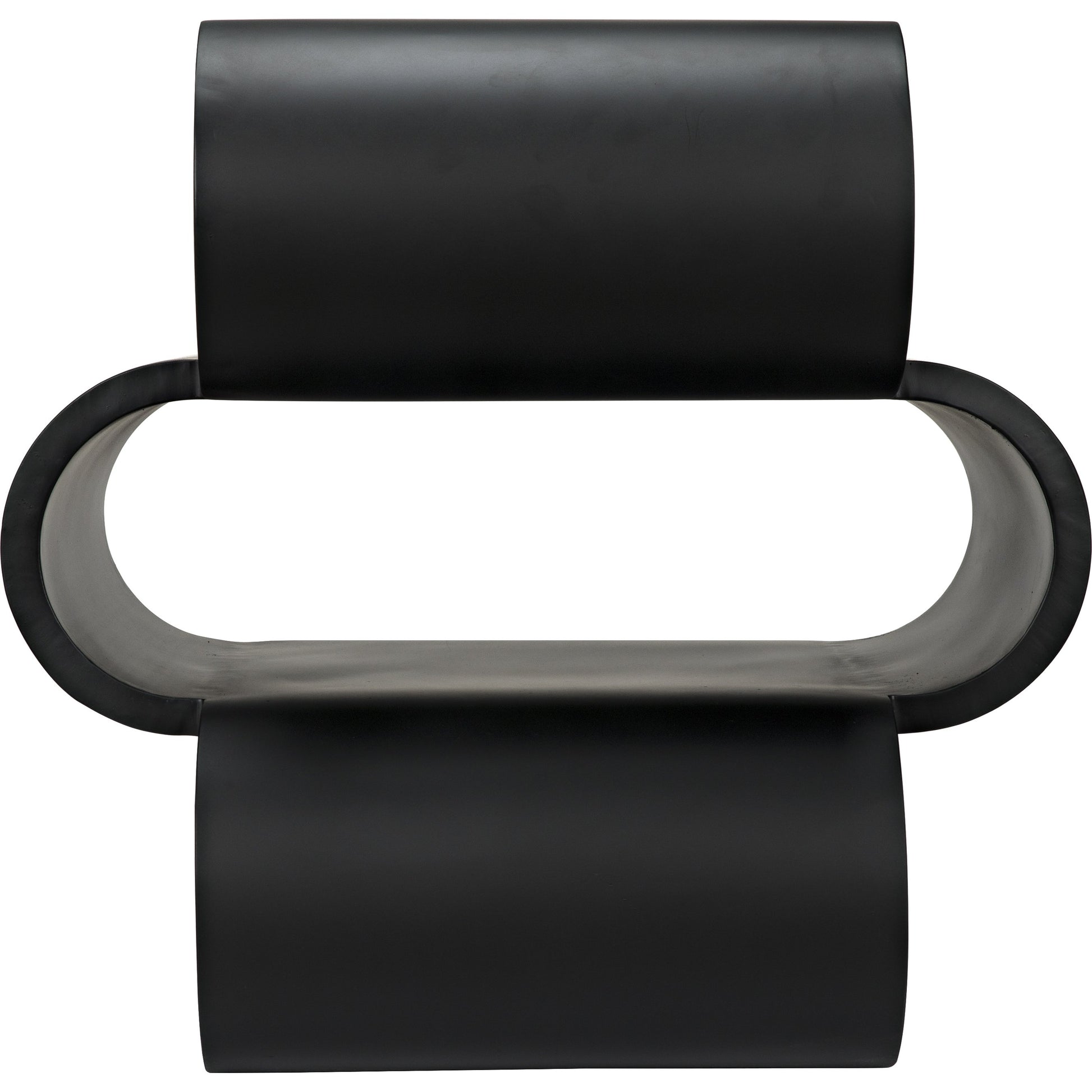 Nada Side Table by Noir in black metal. Made from metal in a modern style.