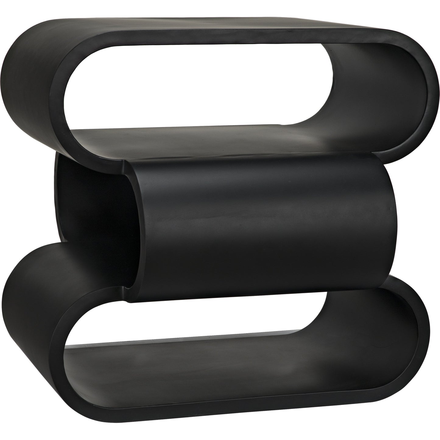 001 SR-834061 | Additional Silo | Nada Side Table by Noir in black metal. Made from metal in a modern style.