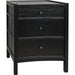 Hampton Night Stand by Noir. Made from mahogany in a transitional style.