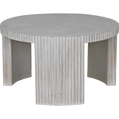 Jgor Coffee Table by Noir in white wash. Made from mahogany in a modern style.