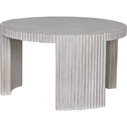 Jgor Coffee Table by Noir in white wash. Made from mahogany in a modern style.
