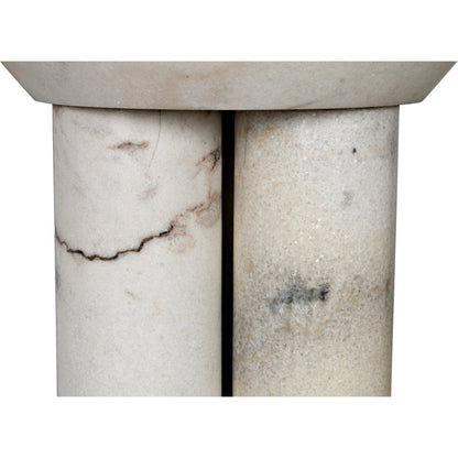 Nox Side Table by Noir. Made from marble in a modern style.