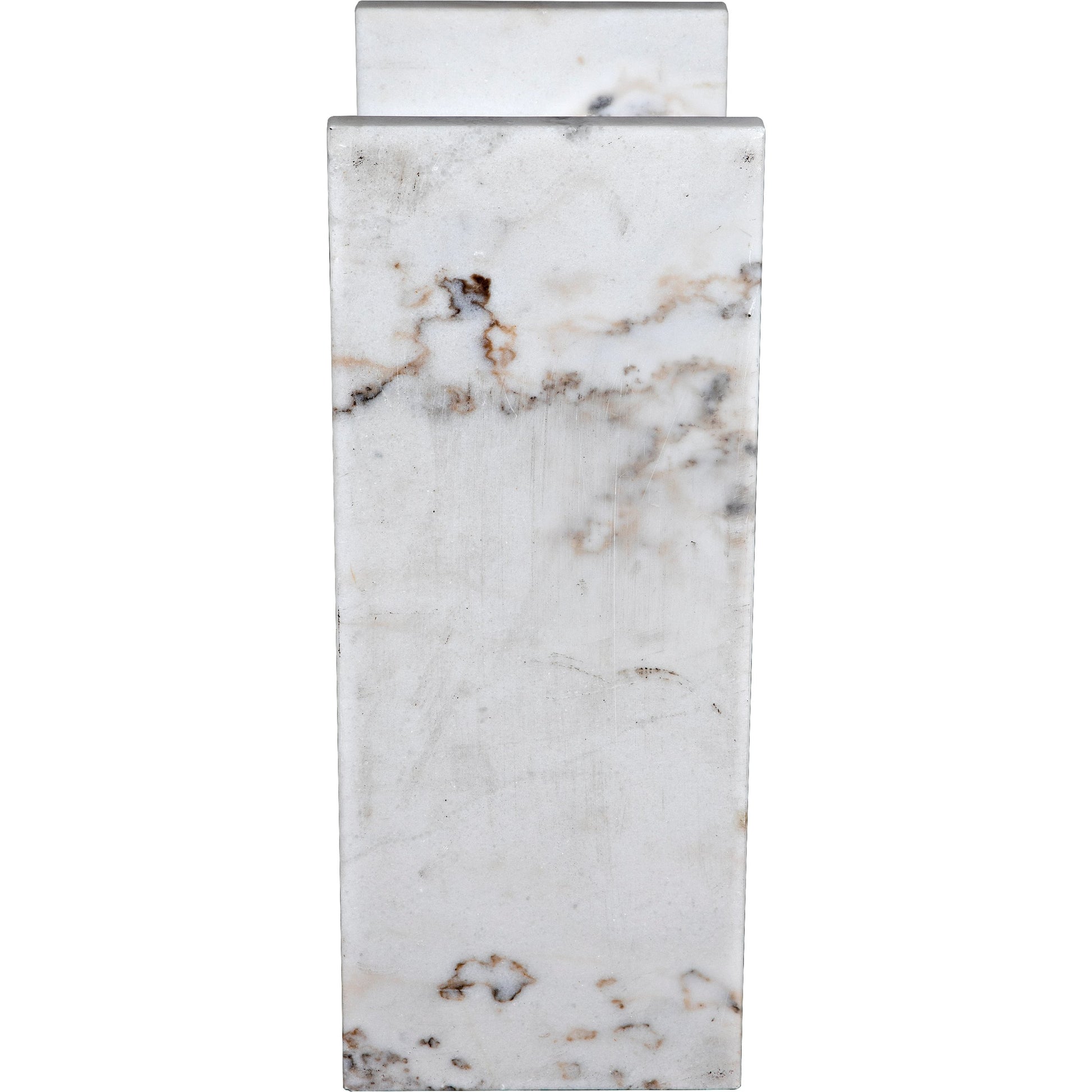 Easton Side Table by Noir in black marble. Made from marble in a modern style.