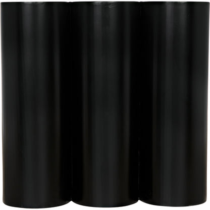 Bast Side Table by Noir in matte black. Made from industrial steel in a modern style.