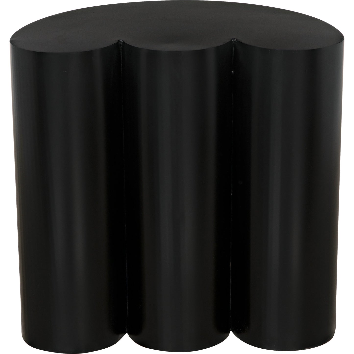 004 SI-1975439 | Additional Silo | Bast Side Table by Noir in matte black. Made from industrial steel in a modern style.