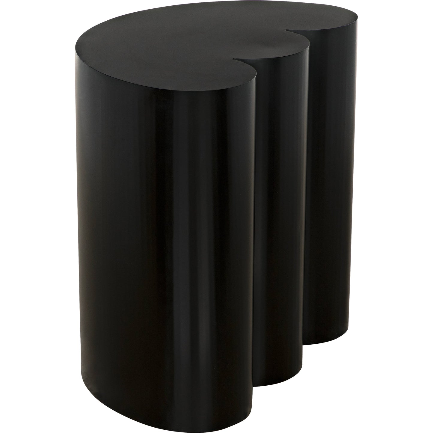 007 SI-1975439 | Additional Silo | Bast Side Table by Noir in matte black. Made from industrial steel in a modern style.