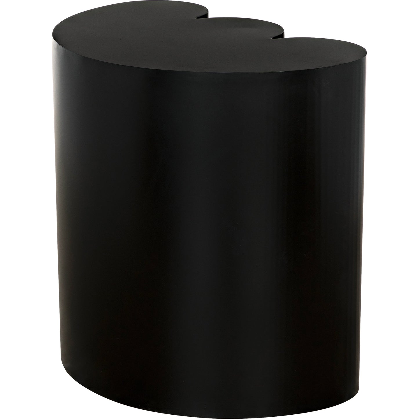 009 SI-1975439 | Additional Silo | Bast Side Table by Noir in matte black. Made from industrial steel in a modern style.