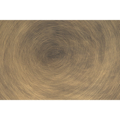 Joseph Side Table by Noir in aged brass. Made from industrial steel and white marble in a modern style.