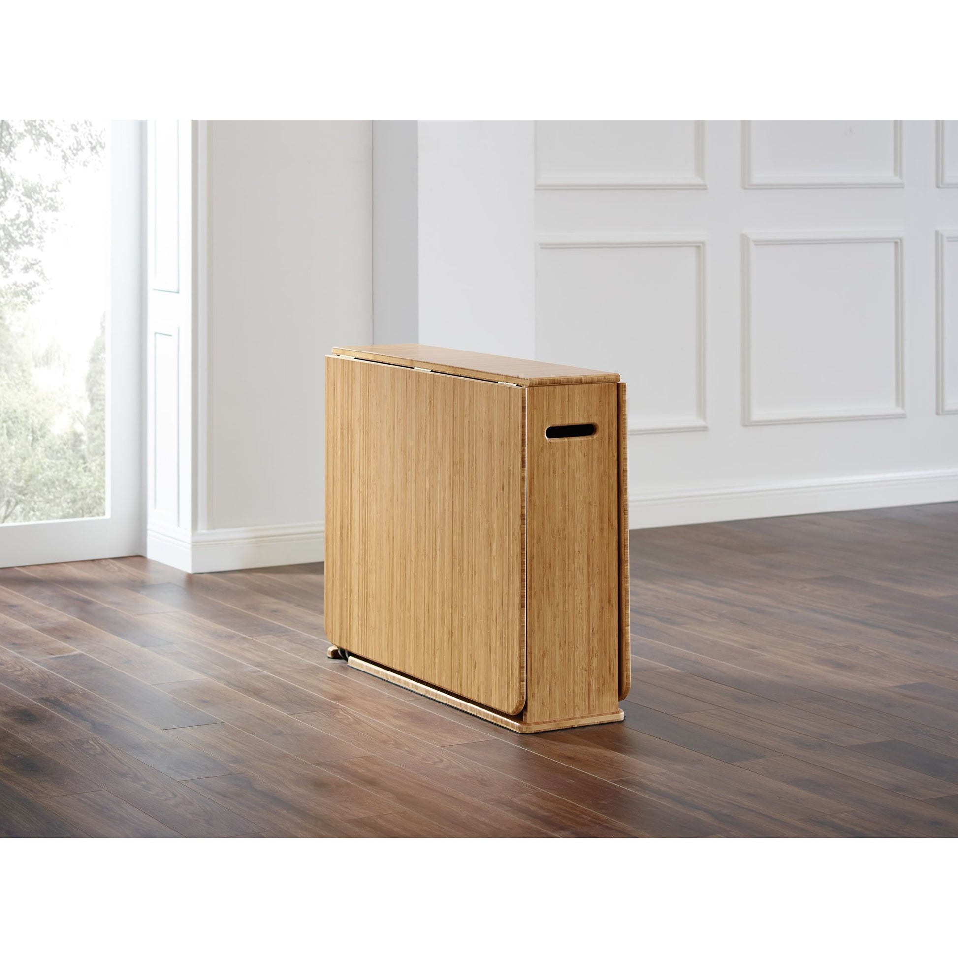 Linden Gateleg Table by Greenington in caramelized. Made from 100% bamboo in a modern style.