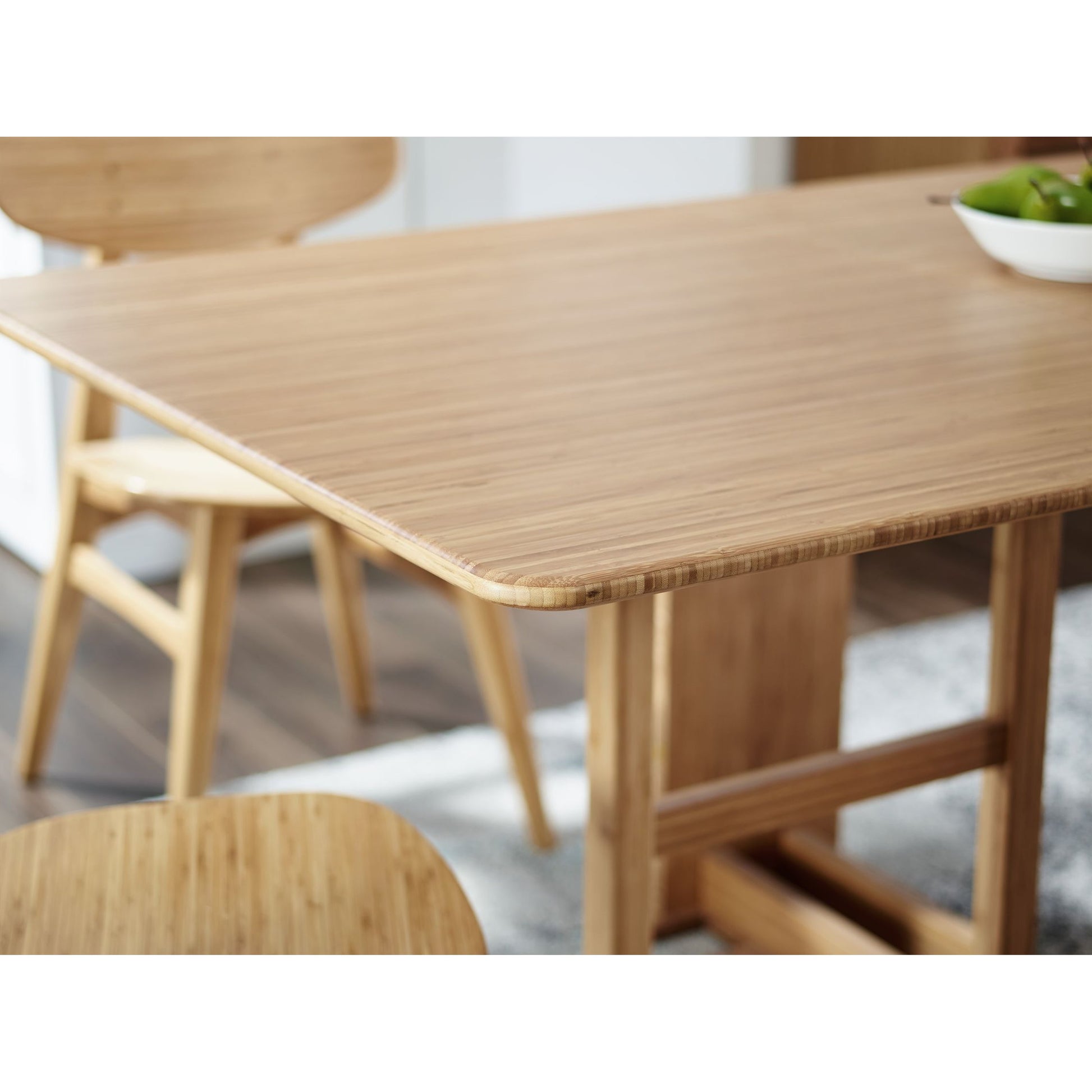 Linden Gateleg Table by Greenington in caramelized. Made from 100% bamboo in a modern style.