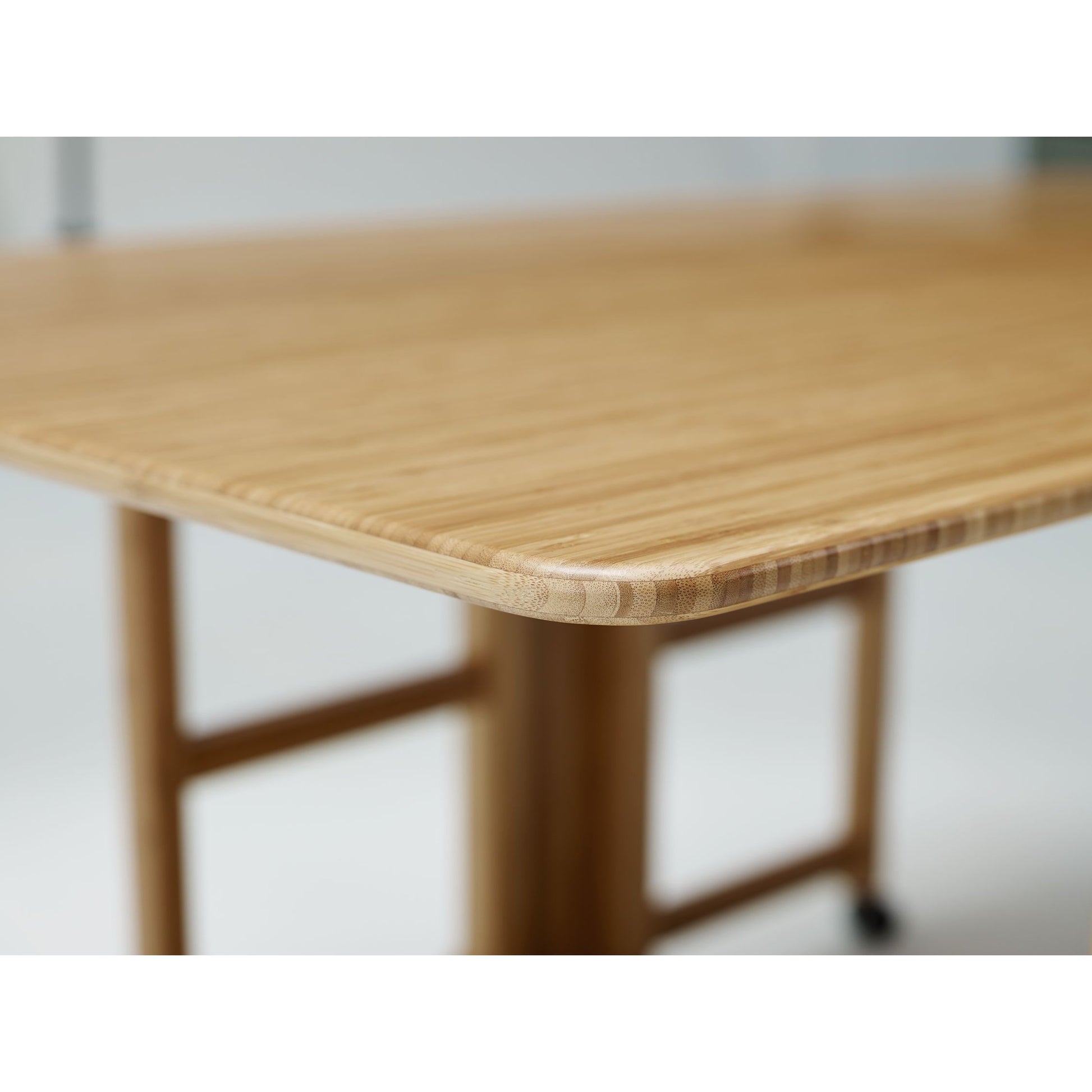 Linden Gateleg Table by Greenington in caramelized. Made from 100% bamboo in a modern style.