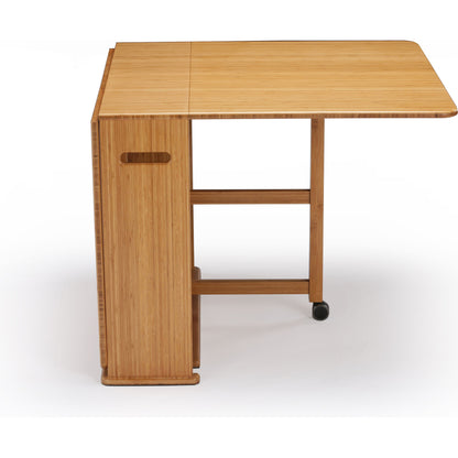 Linden Gateleg Table by Greenington in caramelized. Made from 100% bamboo in a modern style.