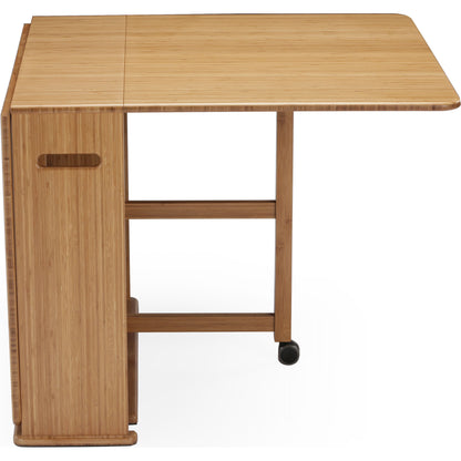 Linden Gateleg Table by Greenington in caramelized. Made from 100% bamboo in a modern style.