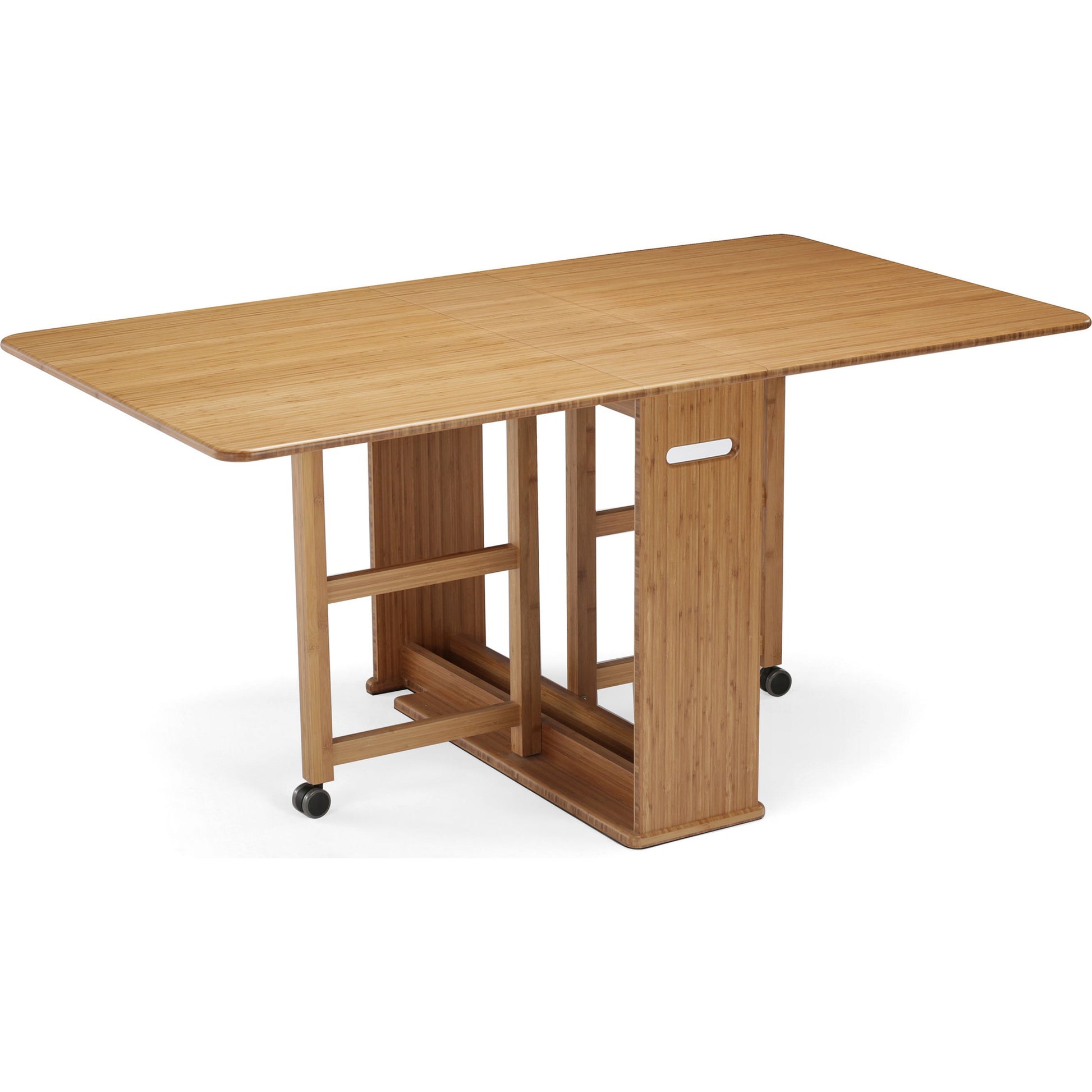 Linden Gateleg Table by Greenington in caramelized. Made from 100% bamboo in a modern style.