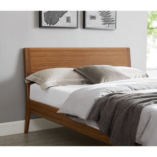 Ventura Platform Bed by Greenington in amber. Made from solid moso bamboo in a modern style.