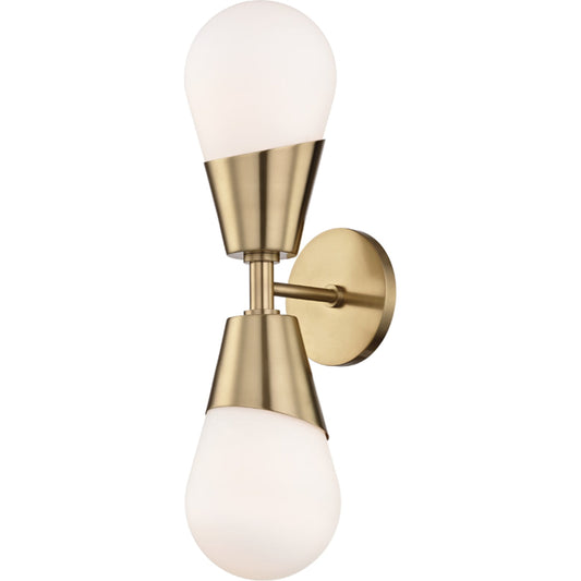 Cora Wall Sconce by Mitzi. Made from steel in a modern style.