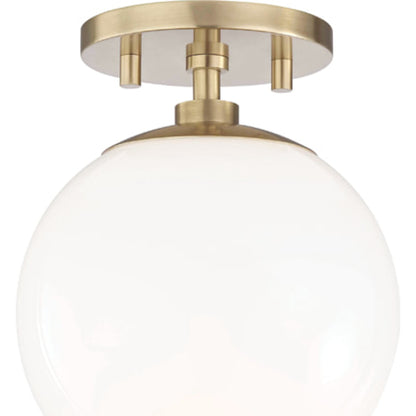 Stella Semi Flush by Mitzi. Made from steel in a transitional style.