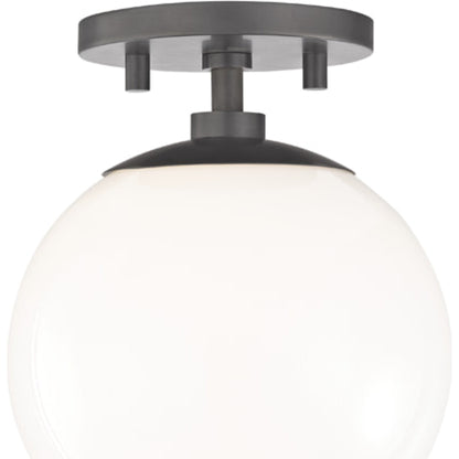 Stella Semi Flush by Mitzi. Made from steel in a transitional style.