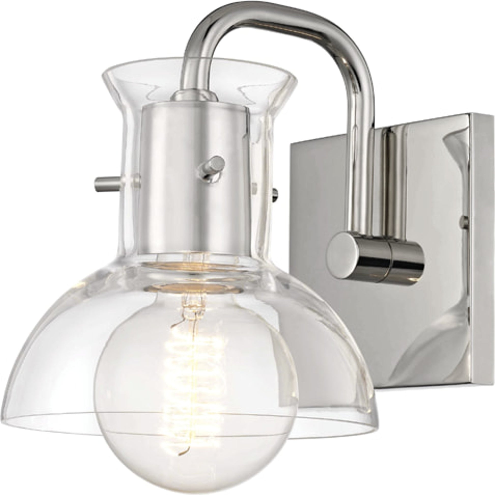 Riley Bath Bracket Light by Mitzi. Made from steel in a modern style.