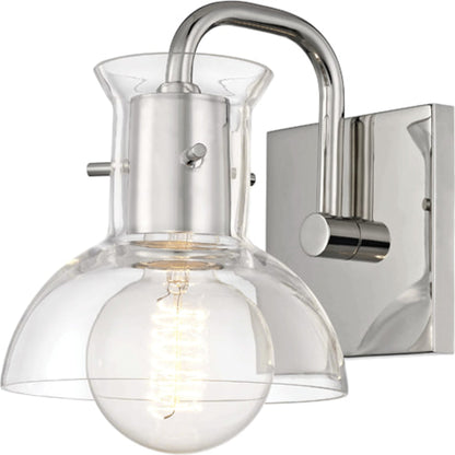 Riley Bath Bracket Light by Mitzi. Made from steel in a modern style.