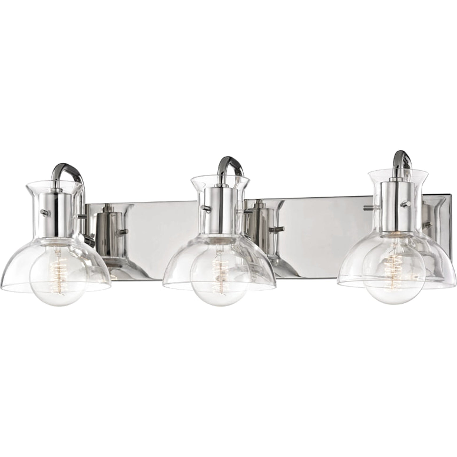 Riley Bath Bracket Light by Mitzi. Made from steel in a modern style.