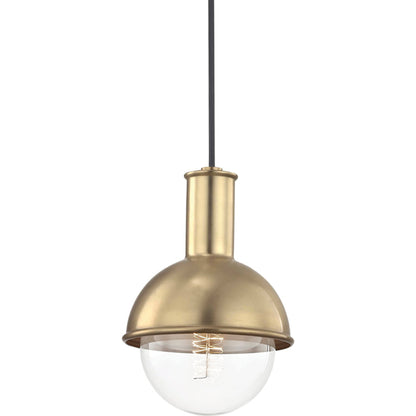 Riley 1 Light Pendant by Mitzi. Made from steel in a modern style.
