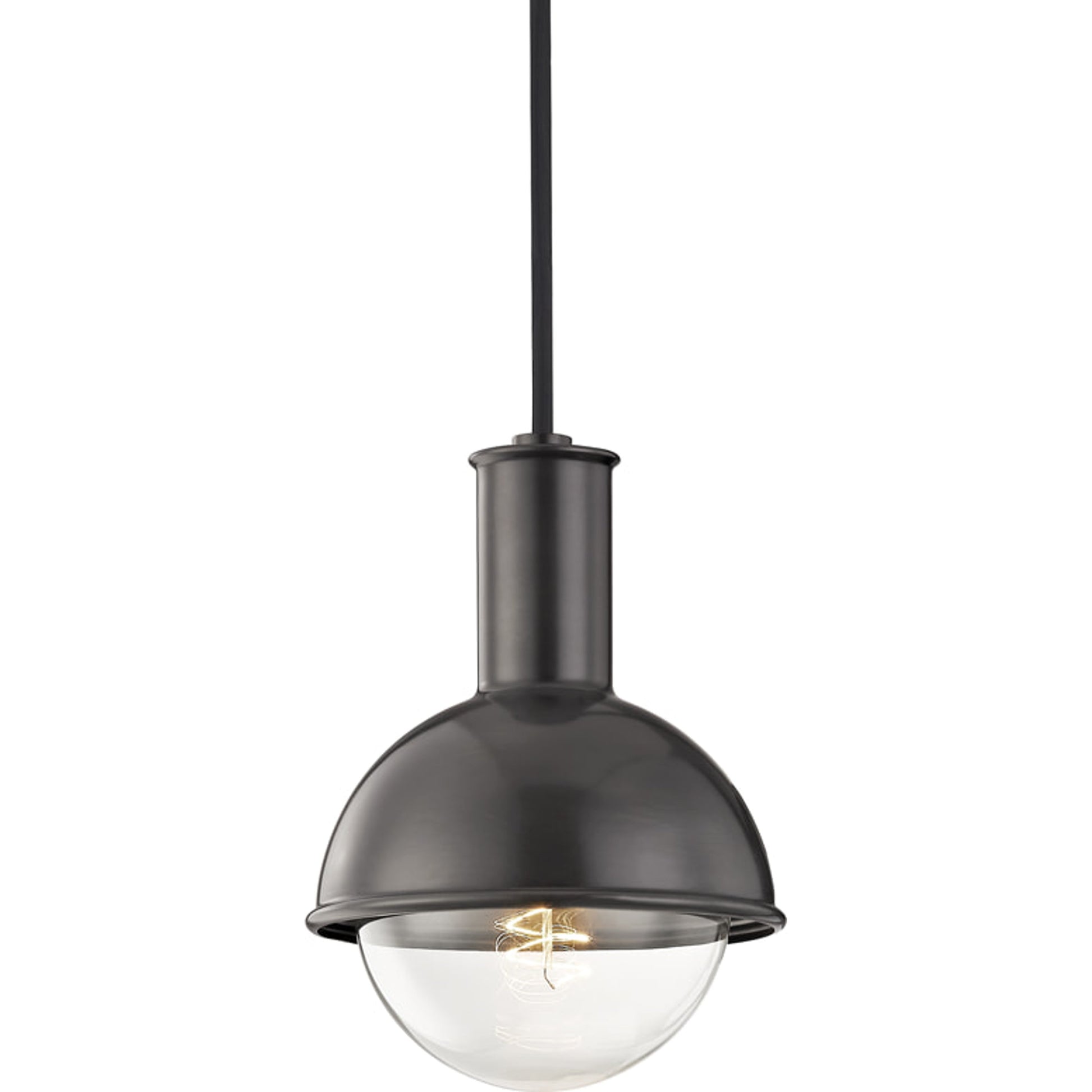 Riley 1 Light Pendant by Mitzi. Made from steel in a modern style.