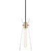 Anya Pendant by Mitzi. Made from steel in a modern style.