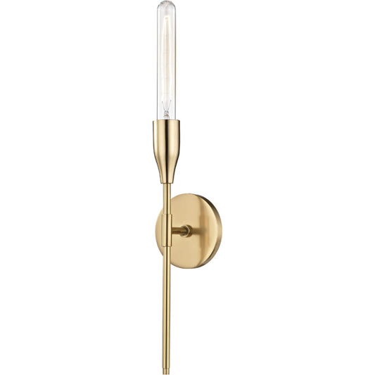 Tara Wall Sconce by Mitzi. Made from steel in a modern style.