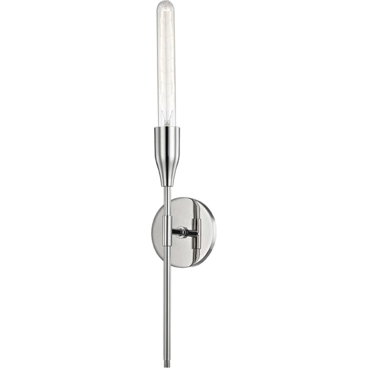 Tara Wall Sconce by Mitzi. Made from steel in a modern style.