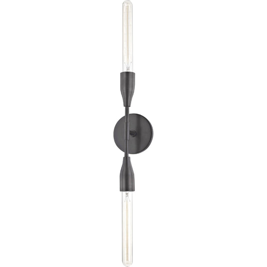 Tara Wall Sconce by Mitzi. Made from steel in a modern style.