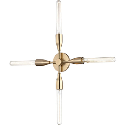 Tara Wall Sconce by Mitzi. Made from steel in a modern style.