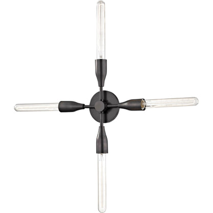 Tara Wall Sconce by Mitzi. Made from steel in a modern style.